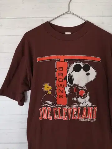 70'S ARTEX 스누피 football T-SHIRTS