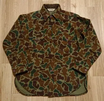 L.L.Bean 80s 덕 헌터 카모 울 셔츠