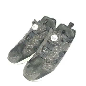 Reebok Instapump Fury 블랙 물보라 무늬 27.5cm