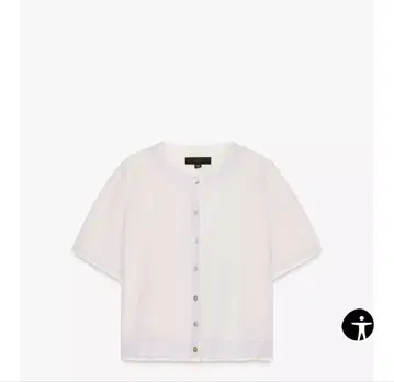 ZARA 린넨 혼방 더블 레이어드 니트 가디건