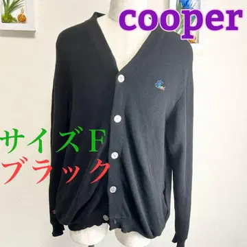 c530 cooper 블랙 가디건 사이즈 F 원 포인트