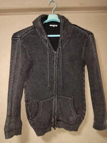 VOGUISH 후드 부착 가디건 XL 그레이 계열