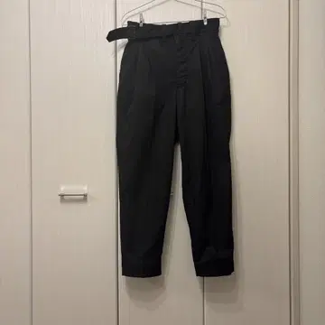 HEVERSACK 블랙 슬랙스 벨트 포함
