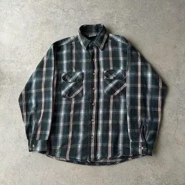 90's FIVE BROTHER 파이브브라더 플란넬 셔츠