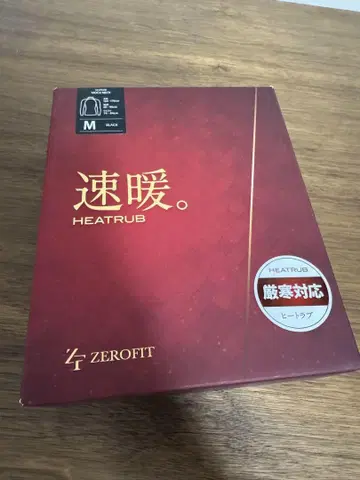 미사용 새상품 ZEROFIT HEATRUB 모크넥 M 블랙