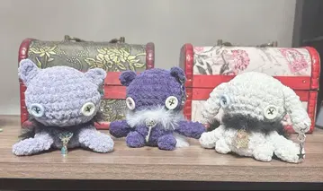 아미구루미 편아미구루미 3체 세트 고양이 곰 토끼
