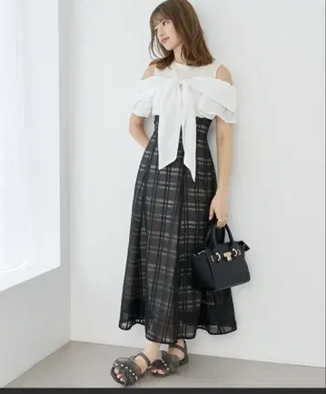 즉시 구매 허리 리본 원피스 MAJESTIC LEGON