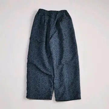 [새상품급] 미즈이로 인드 와이드 턱 팬츠 자카드 자수 루즈핏