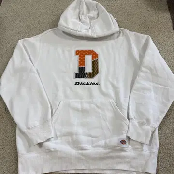 Dickies 화이트 후드 부착 후드티 XL