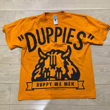 DUPPIES 오렌지 티셔츠 XL 할로윈