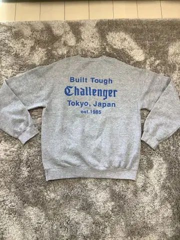 challenger 장미 그레이 맨투맨