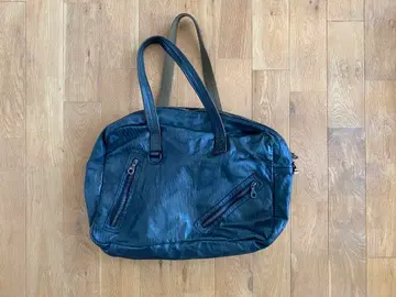 ZER 숄더 보스턴 토트 백 가죽 riri zip