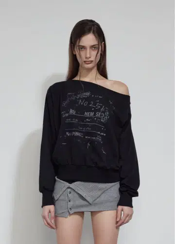 BOHEMSEO TIME LOG SWEATSHIRT 보헤미안서울 한국