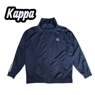 트랙 자켓 KAPPA 블랙 라인 저지 L 사이즈