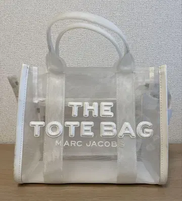 MARC JACOBS 메쉬 토트백 화이트