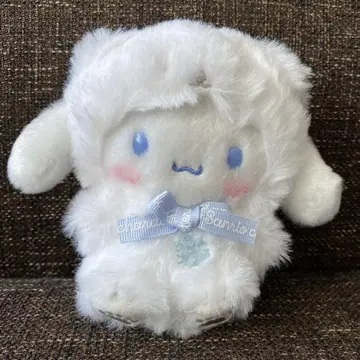 시나모롤 시나몬 봉제 인형 마스코트 홀더 포근포근 스노우 디자인