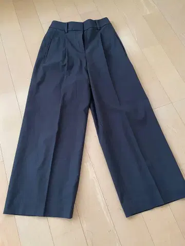 PLST 네이비 와이드 팬츠 XXS