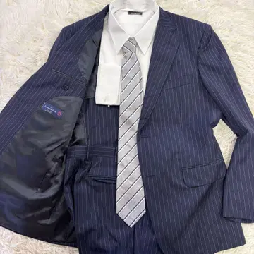 새상품급 제냐 셋업 수트 네이비