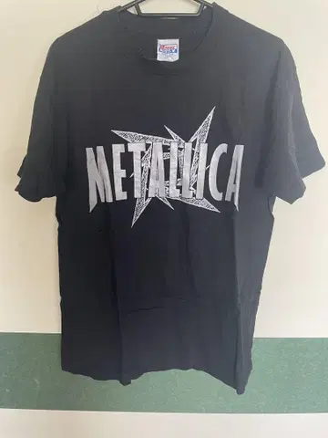 METALLICA 블랙 T셔츠 L 사이즈