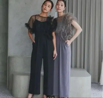 LAGUNAMOON 튤 도킹 콤비네존