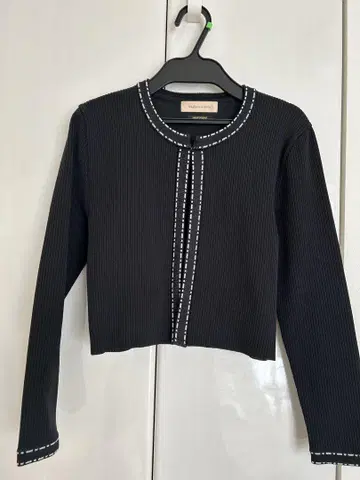 새상품급 M Maglie le cassetto 스티치풍 볼레로 가디건