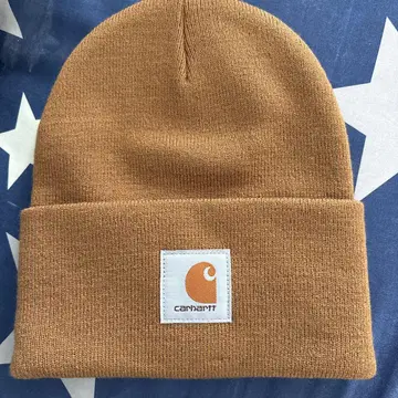Carhartt A18 니트 모자 브라운