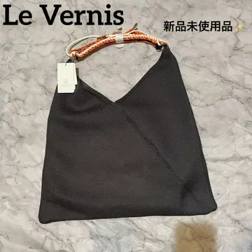 [ 미사용 새상품 ] Le Vernis 핸드백 메쉬 블랙