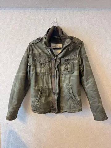 Abercrombie & Fitch 밀리터리 자켓 카모플라쥬