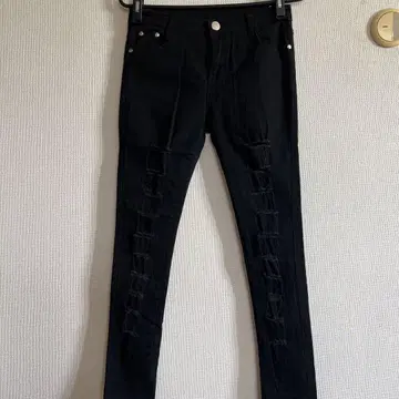 데미지 스키니 팬츠 여성용