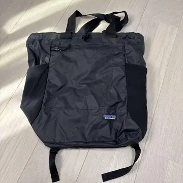 Patagonia 블랙 백팩 토트백