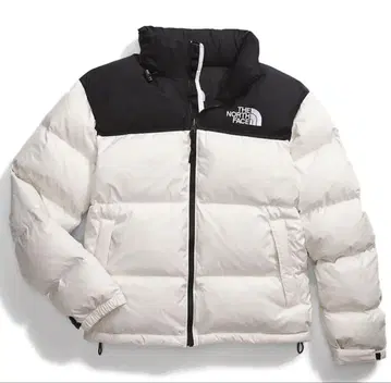 THE NORTH FACE 다운 자켓 화이트/블랙