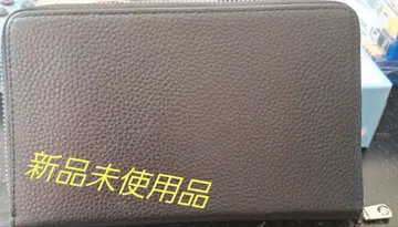 블랙 지갑 지퍼 달린 미사용품