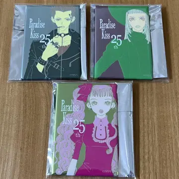 Paradise Kiss 파라키스 스퀘어 캔뱃지 미와코 아라시 보라색