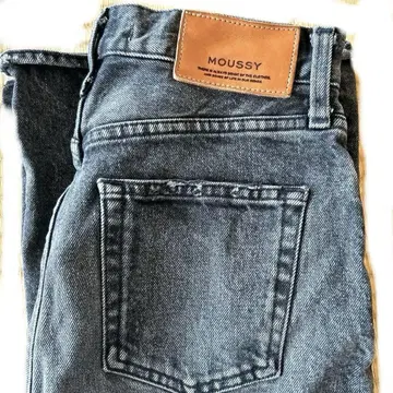 MOUSSY MVS Black Flare 26인치 다크 그레이 데님