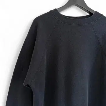 90s 빈티지 Hanes USA제 무지 맨투맨 블랙 XL P2