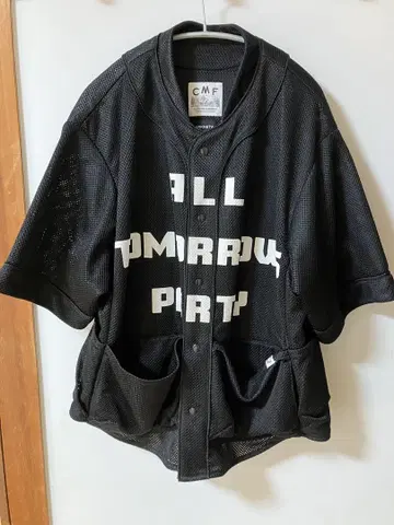 CMF OUTDORE GARMENT 메쉬 반팔 셔츠 블랙