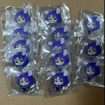 블루 록 미니 아크릴 플레이트 casual bunny 레이오