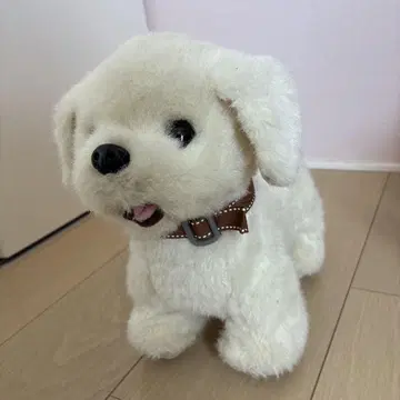 이와야 전동 봉제 인형 강아지 리트리버