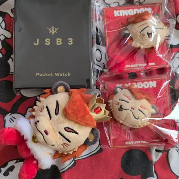 JSB3 KINGDOM 포켓 워치 라이지 봉제 인형 머리끈