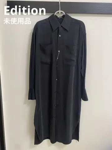 Edition 큐프라 셔츠 원피스 블랙 긴팔