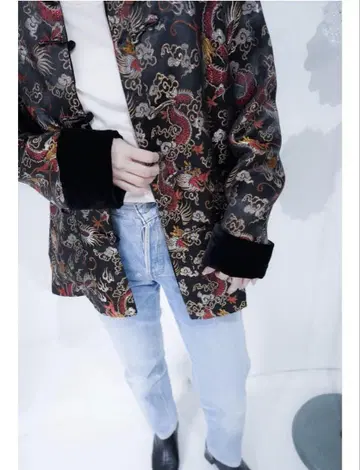 Sally vintage 구매 리버서블 차이나 자켓