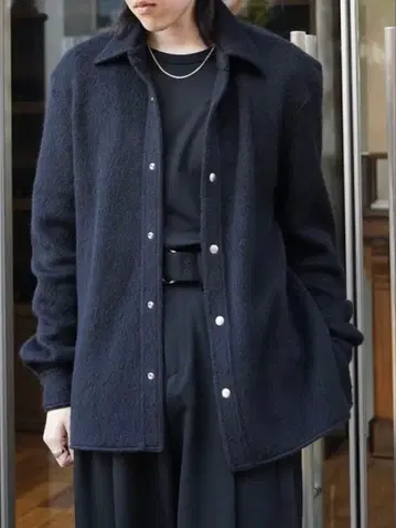 23aw 46 Jil Sander+ 알파카 울 셔츠 자켓