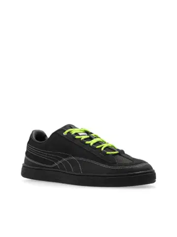 Puma 스웨이드 스니커즈 블랙/그린