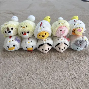 츠무츠무 봉제 인형 닭 닭 세트
