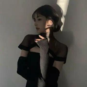 melt the lady 버튼 오픈 라운드 오픈 원피스