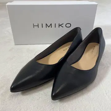 미사용 새상품 HIMIKO  블랙 펌프스 25.5cm