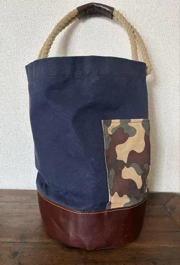 MARINEDAY 원 핸들 버킷형 토트백
