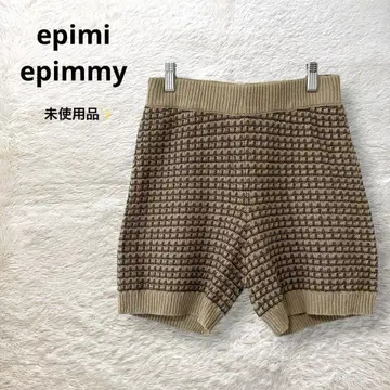 미사용품 epimi epimmy 숏팬츠 니트 트위드풍 얇은 소재 M