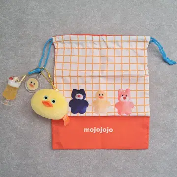 mojojojo 아크릴 참 포함 복조리 페이스 마스코트 크림 소다