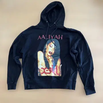 Aaliyah 그래픽 후디 블랙 X GIRL
